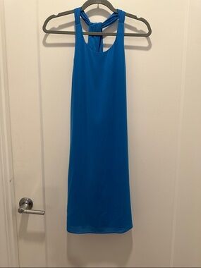 Alice + Olivia Silk Blue Shift Dress Size XS